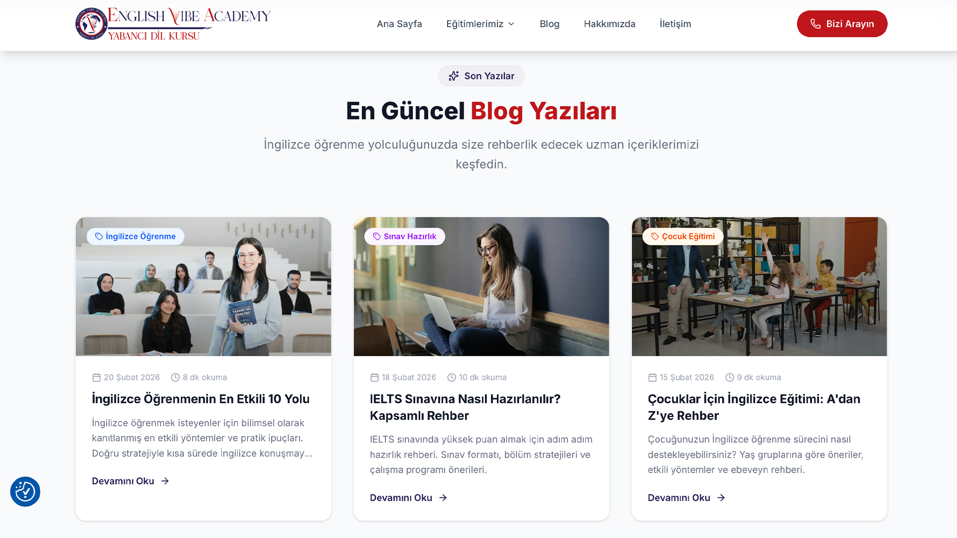 English Vibe Academy Blog Sayfası